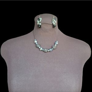 Black Tone beaded necklace